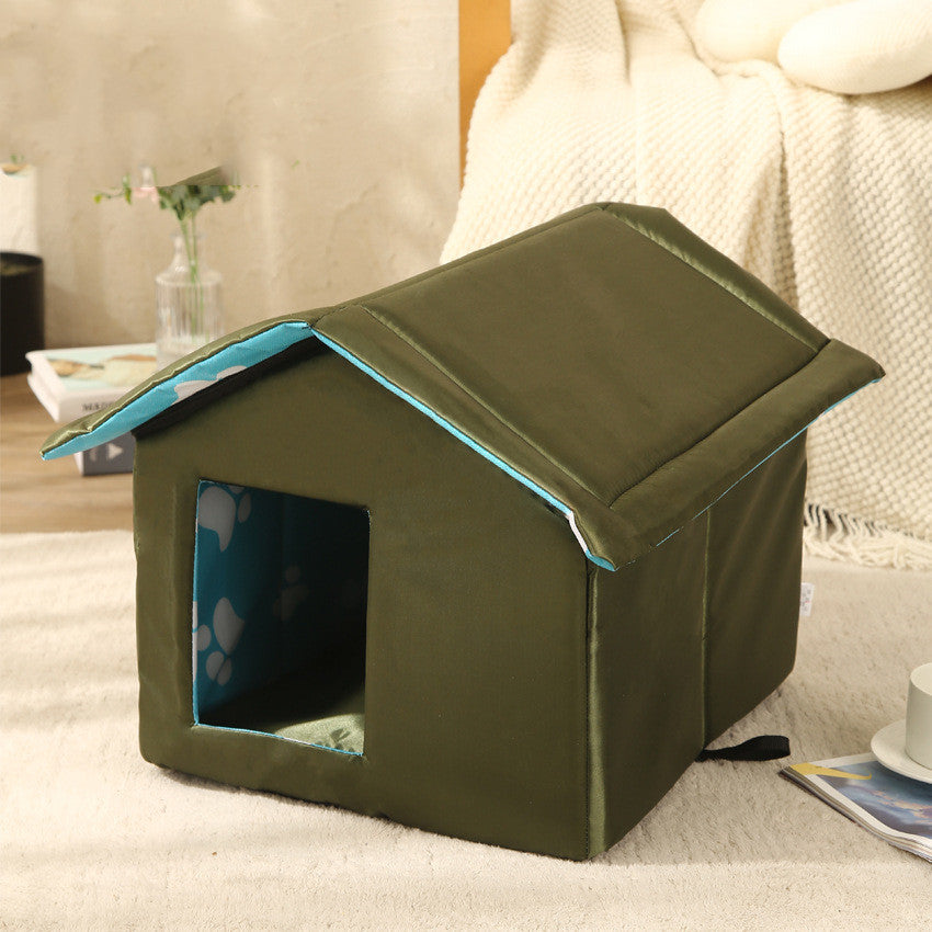 Waterproof Pet Dog And Cat Kennel Warm Foldable And Washable