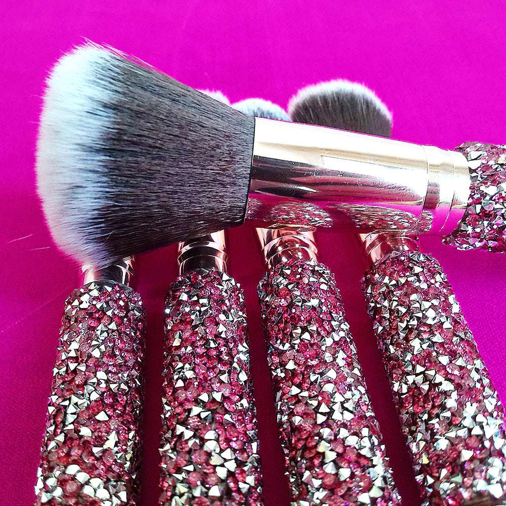 10 IN 1 Diamond Inlaid Handmade Custom Makeup Brush 10 IN 1 Diamond Inlaid Handmade Custom M | Ectron Online