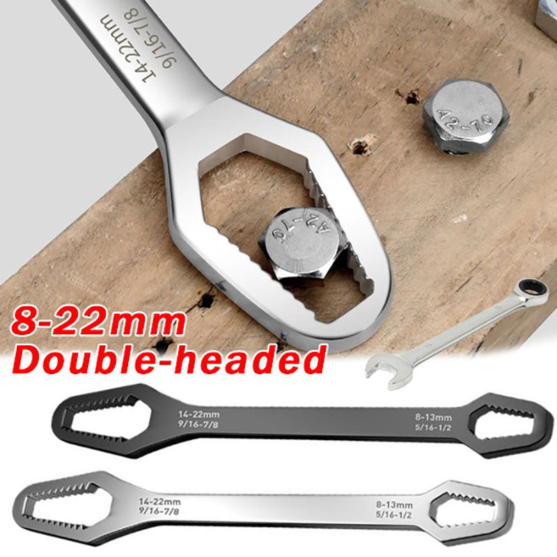 Universal 8-22mm Two-Headed Box Wrench - Non-Slip Hand Tool