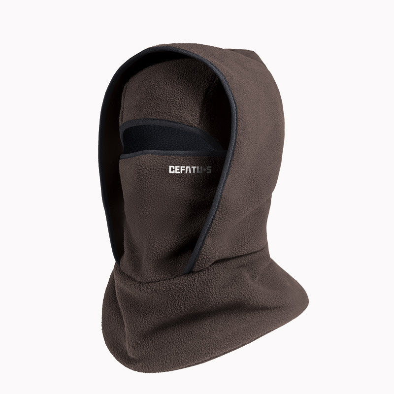 Outdoor Winter Warm Hat and Scarf Integrated Headgear Outdoor Winter Warm Hat And Scarf Integr | Ectron Online