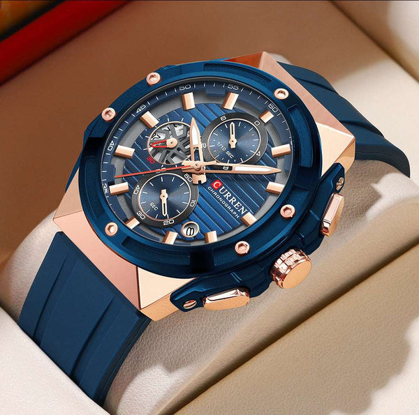 Men's Six-Pin Quartz Watch