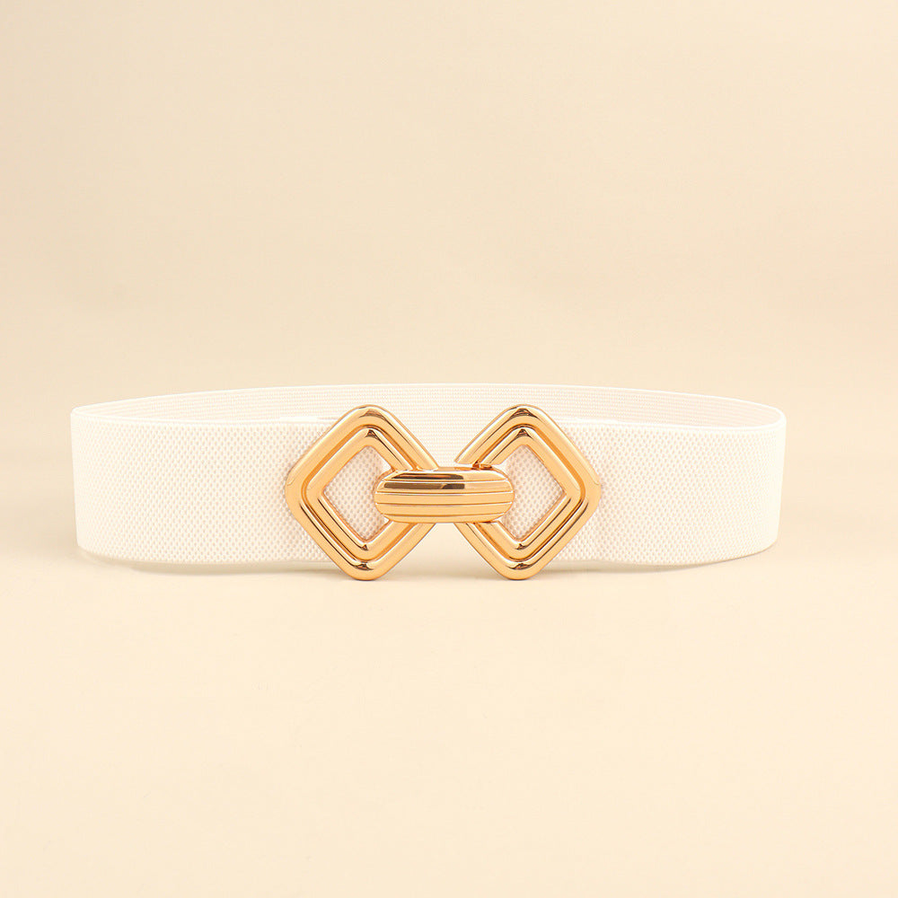 Elastic Waistband Women's Wide Waist Seal Decoration Belt | Ectron Online