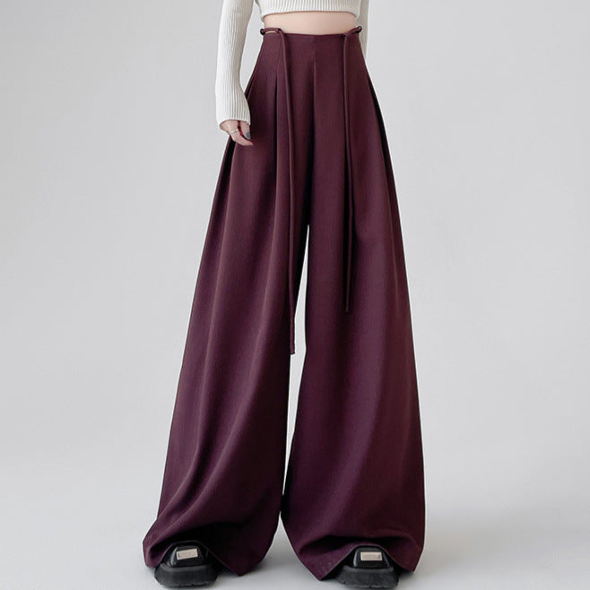 High Waist Drooping Loose - Loose Trousers Casual Pants High Waist Drooping Loose Loose Trousers | Ectron Online