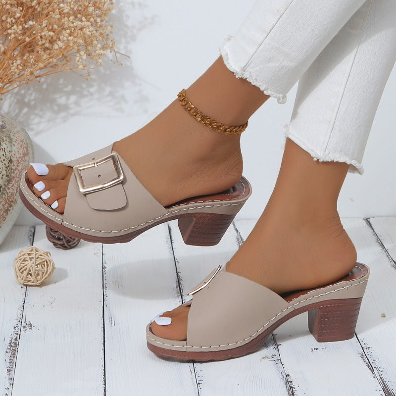 Women’s High Heel Sandals with Fashion Straps – Stylish & Chic Women's Sandals High Heel Fashion Strap | Ectron Online