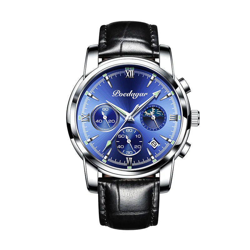 Men's Multi-Function Quartz Watch Multifunctional Men's Watch Luminous Wat | Ectron Online