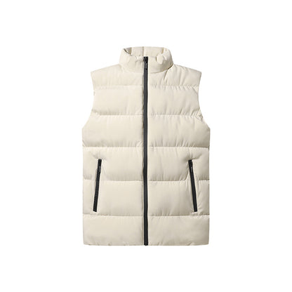 Men's Plus Size Thickened Cotton Vest Coat - Warm Padded Waistcoat Plus Size Cotton Clothes Vest Coat Men's | Ectron Online