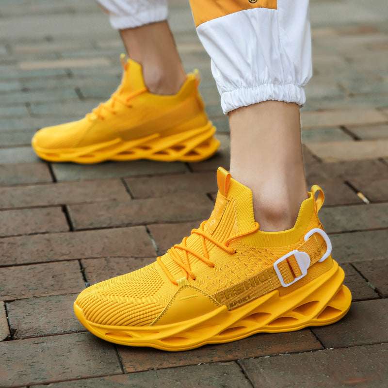 Men’s Mesh Sneakers – Lightweight Flying Woven Casual Shoes Casual sneakers flying woven mesh shoes | Ectron Online