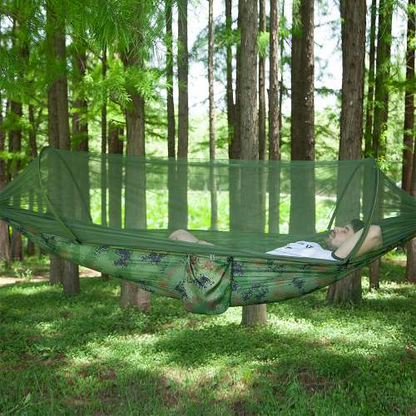 Fully Automatic Quick Opening Hammock With Mosquito Net