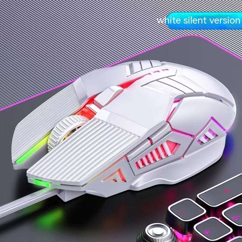 Wired Mouse 6D Colorful Dazzling E-sports Games Office Mute Luminous Mouse Wired Mouse 6D Colorful Dazzling E-sports Games Office Mute Luminous Mouse | Ectron Online