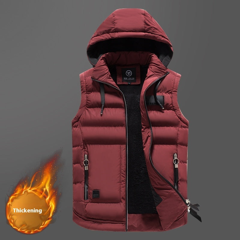 Men's Padded Casual Vest Men's Fashion Casual Men's Clothing Cott | Ectron Online