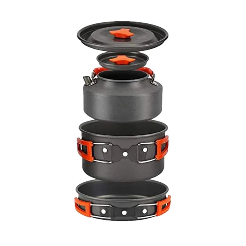 Hard anodized Camping pot set