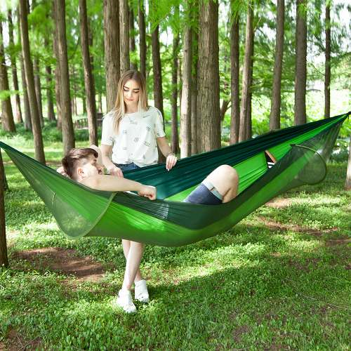 Fully Automatic Quick Opening Hammock With Mosquito Net