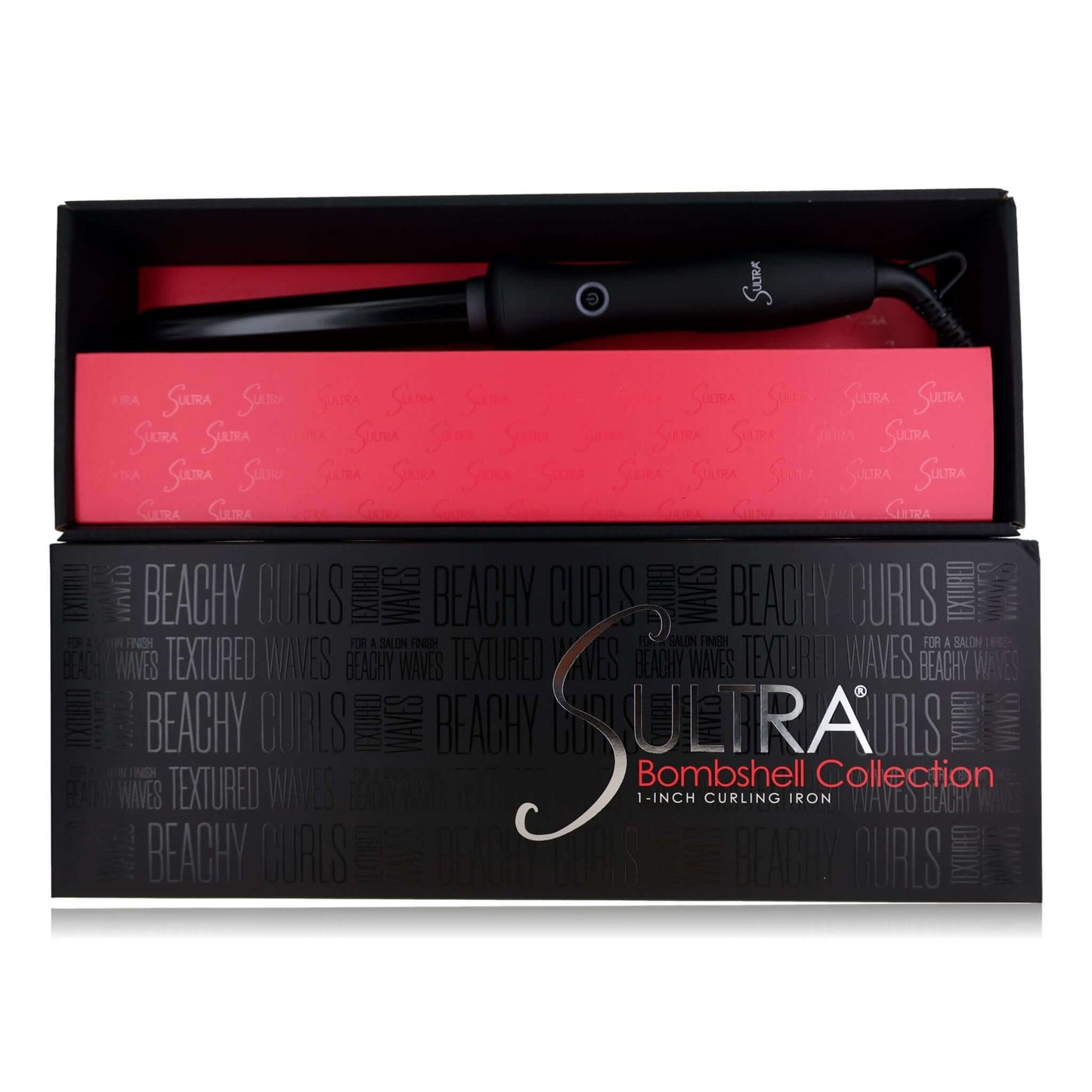 Sultra Bombshell 1-inch curling iron, boxed