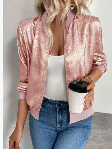 Thin Casual Jacket with Zip - Stylish Lightweight Comfort Thin Coat With Zip Slim Fit Slimming Cas | Ectron Online