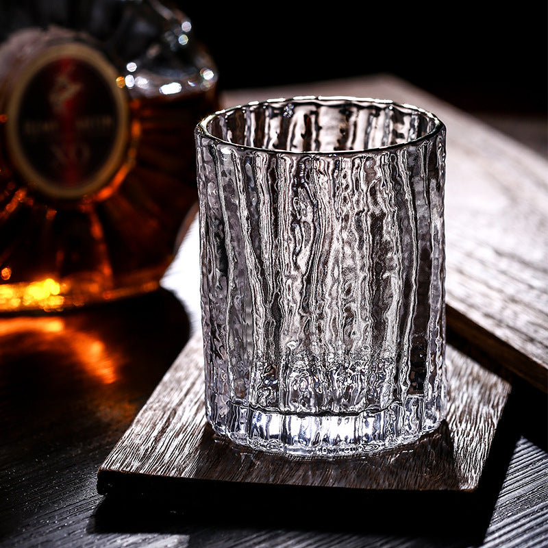 Japanese-style Creative Wine Glass Tree Pattern Cup Crystal Glass