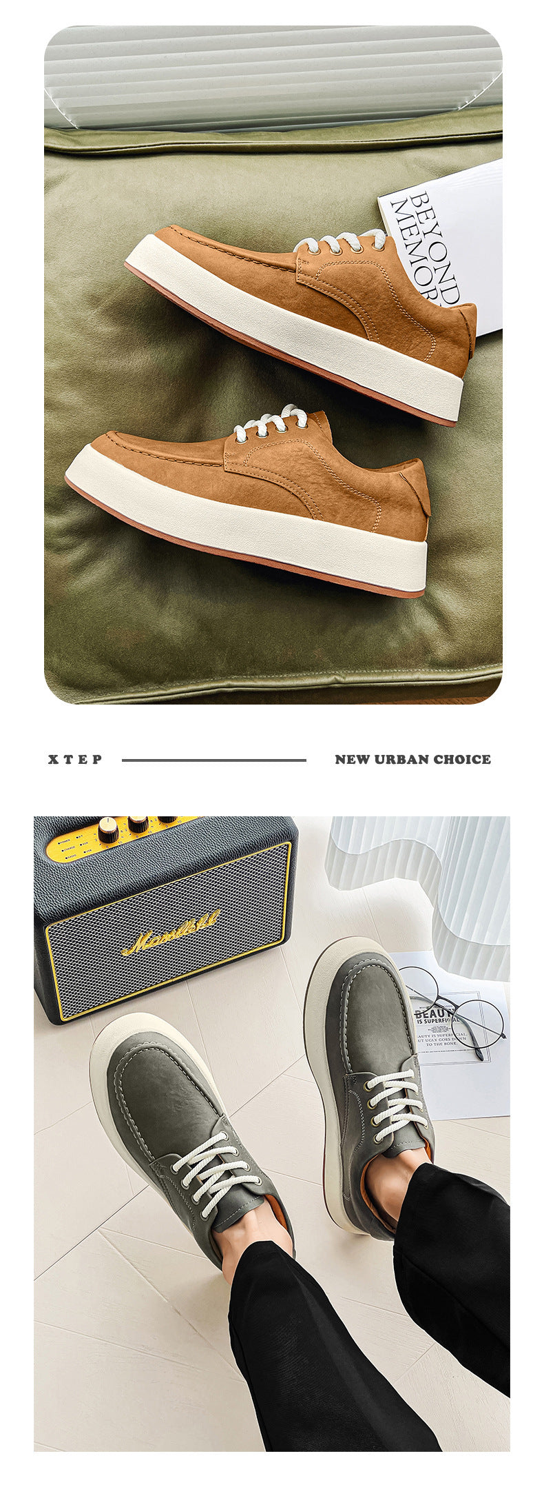lace-up men's business casual shoes