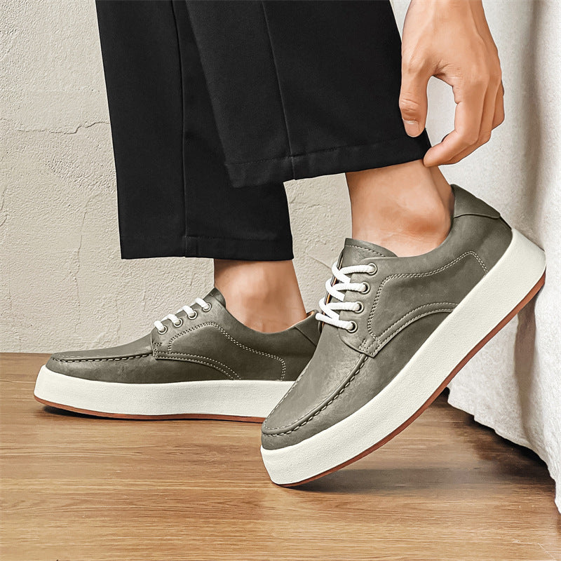 lace-up men's casual dress shoes