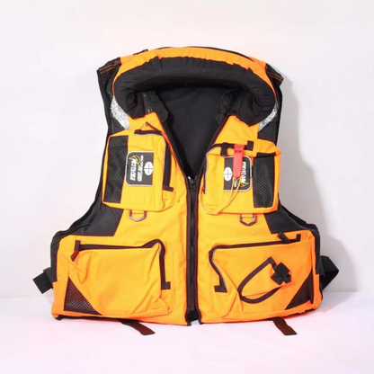 Sea Fishing Life Jacket Rock Fishing Adult Fishing Waistcoat Multi-Function Portable Swimming Large Buoyancy