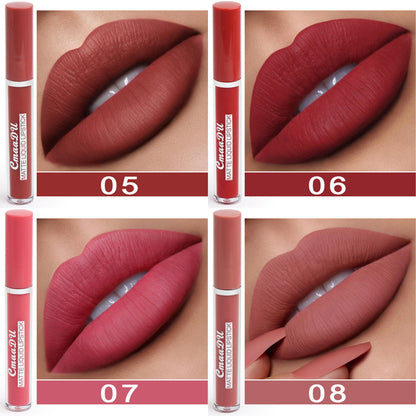 Women's Non-stick Cup Waterproof Matte Lipstick - Ectron Online