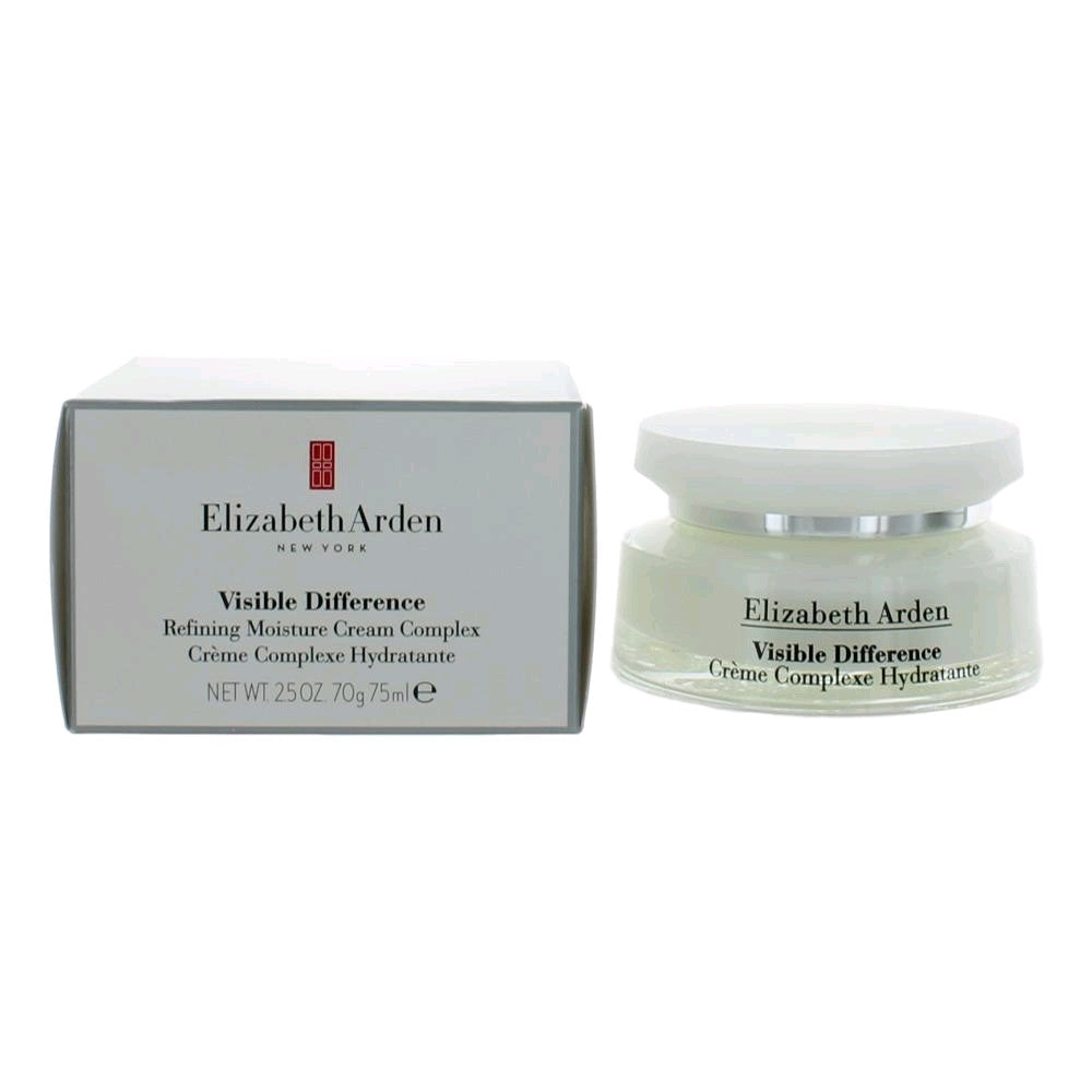Elizabeth Arden Visible Difference refining moisture cream complex jar and box