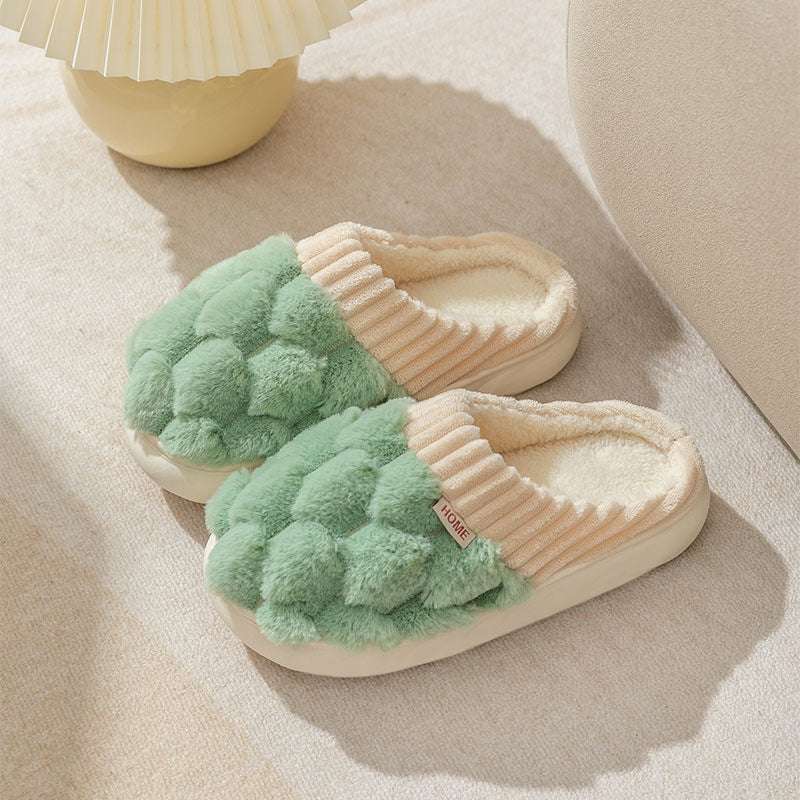 Men's And Women's Fashion Household Indoor Warm Non-slip Plush Slippers Men's And Women's Fashion Household Indo | Ectron Online