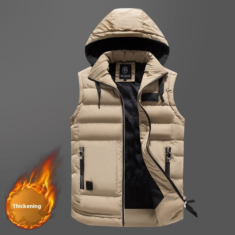 Men's Padded Casual Vest Men's Fashion Casual Men's Clothing Cott | Ectron Online