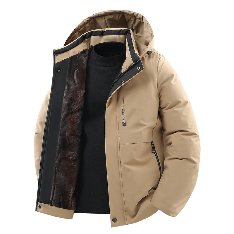 Men's Graphene Thickened Cotton-Padded Coat Men's Graphene Warm Thickened Casual Cot | Ectron Online