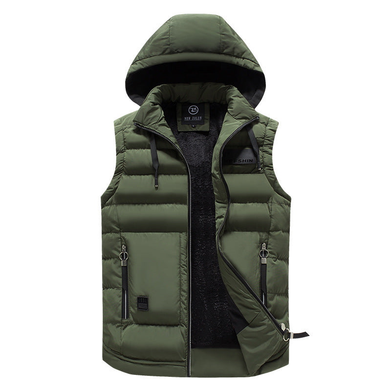 men's sleeveless cotton vest