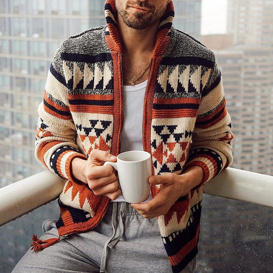 men's zipper cardigan sweaters
