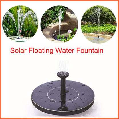 Solar Water Mercury Garden Miniature Floating Fountain