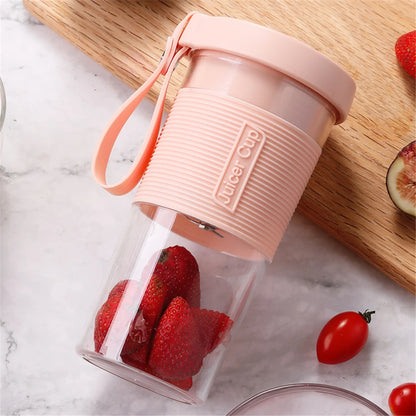Mini USB Rechargeable Portable Blender Electric Fruit Juicer Kitchen Smoothie Maker Lightweight Sports Bottle Multifunction Blender - Ectron Online