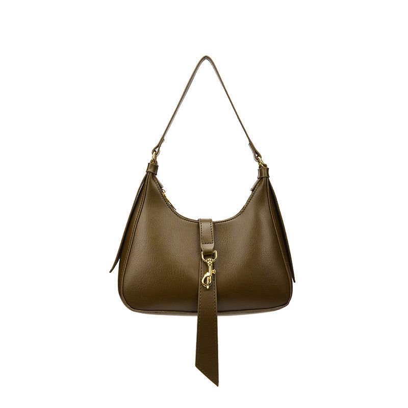 Women's Fashionable Large Capacity Soft Leather Shoulder Bag Women's Fashionable And Versatile Temper | Ectron Online