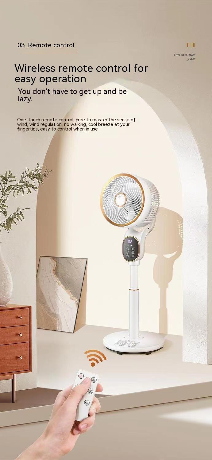 Air Circulator Household Fan Student Dormitory Fan Large Wind Platform Thermantidote Turbofan