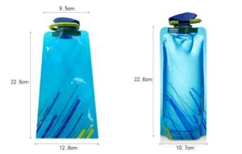 PVC Outdoor Camping Hiking Foldable Portable Water Bags Container