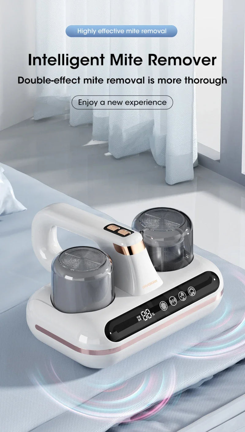 New Mattress Vacuum Mite Remover Cordless Handheld Cleaner Powerful Suction For Cleaning Bed Pillows Home Supplies - Ectron Online
