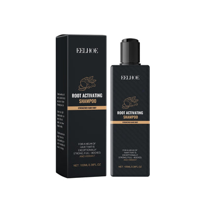 Eelhoe Root Activating Shampoo bottle and packaging on a white background