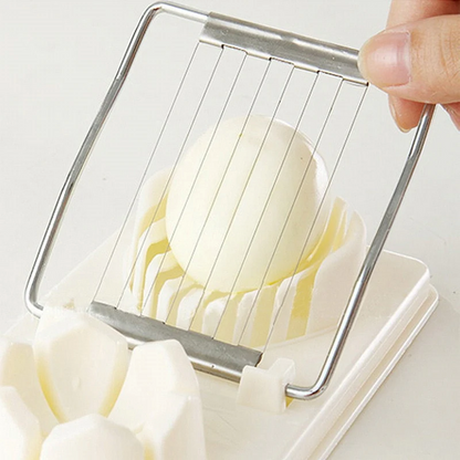 Hot Sale Cooking Tools 2in1 Cut Multifunction Kitchen Egg Slicer Sectione Cutter Mold Flower Edges Gadgets Tools Ferramentas