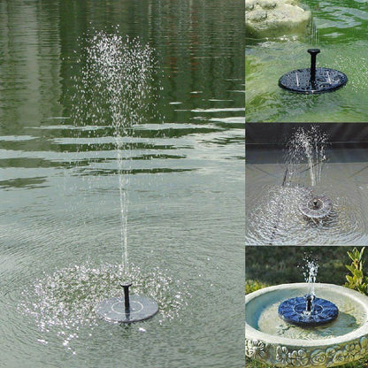 Solar Water Mercury Garden Miniature Floating Fountain