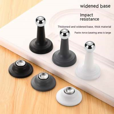 Anti-collision Strong Magnetic Strong Glue Mute Punch-free Door Stopper