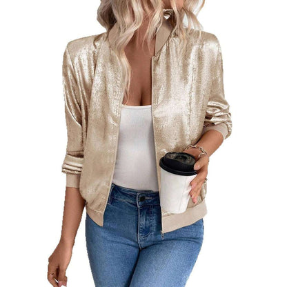 Thin Casual Jacket with Zip - Stylish Lightweight Comfort Thin Coat With Zip Slim Fit Slimming Cas | Ectron Online