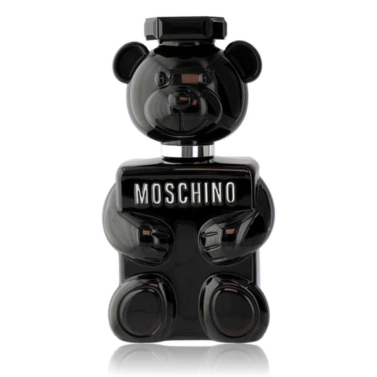Moschino Toy Boy men's EDP tester bottle, black bear-shaped design