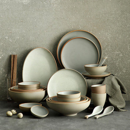 Japanese Ceramic Plate, Dish Plate And Tableware Set