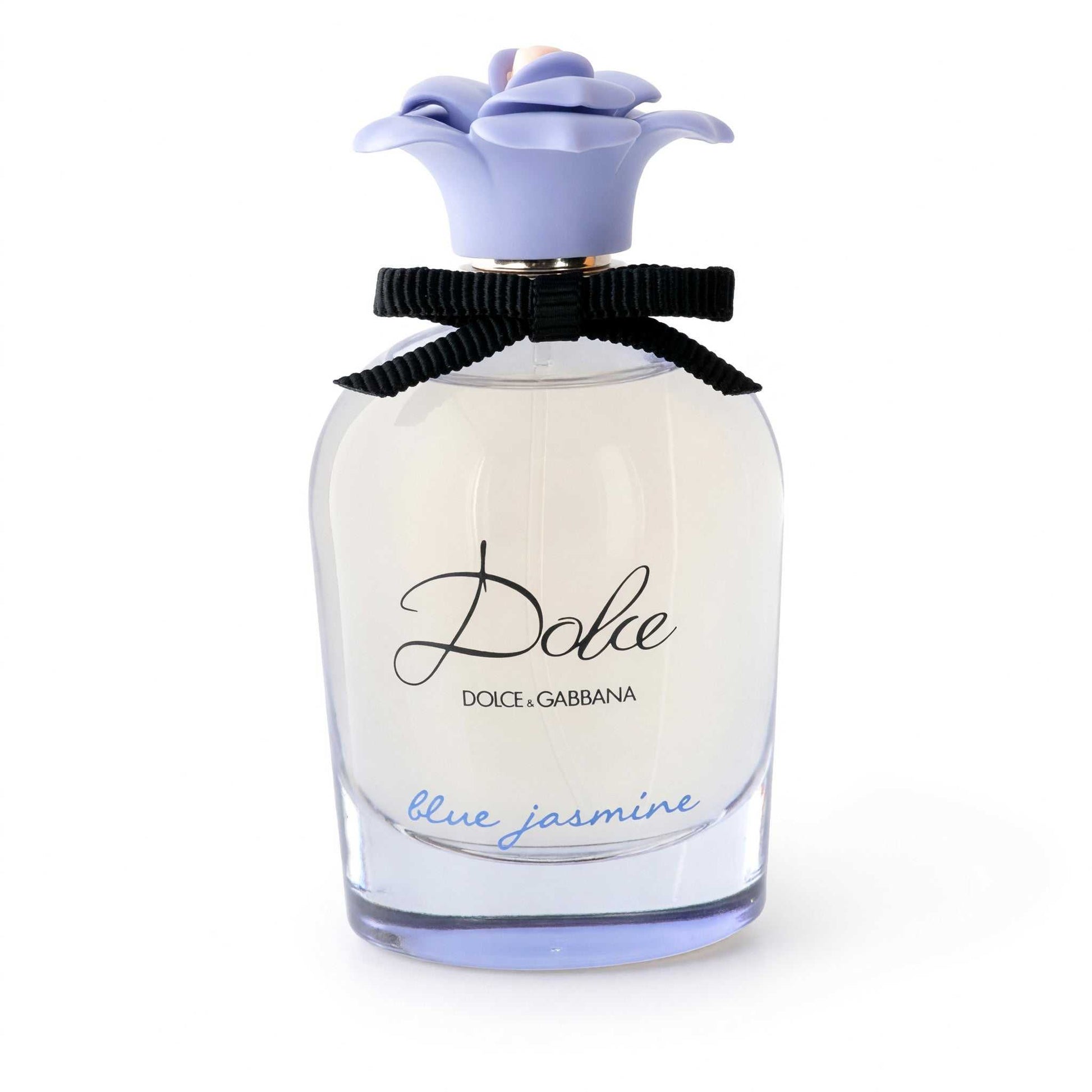 Dolce & Gabbana Blue Jasmine tester perfume bottle with purple cap and bow