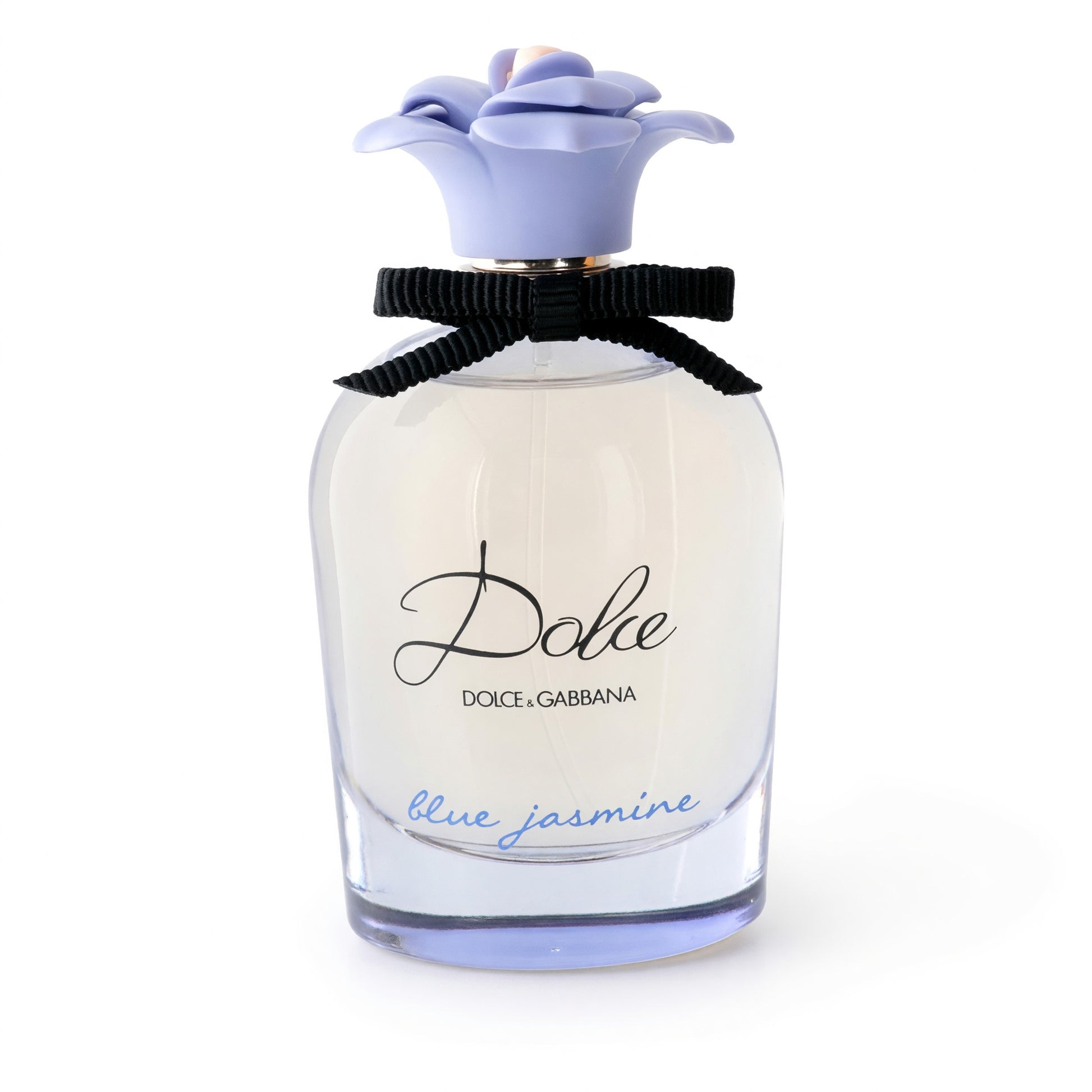 Dolce & Gabbana Blue jasmine perfume tester bottle with blue cap and black bow
