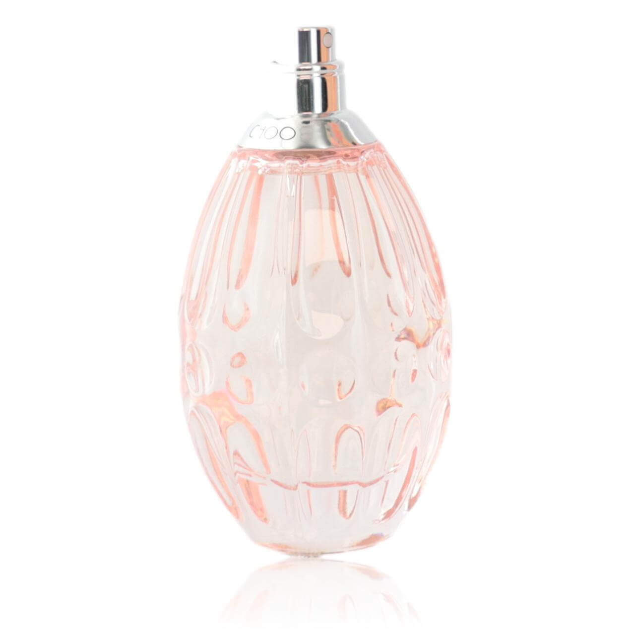 Jimmy Choo L'eau by Jimmy Choo, 3 oz EDT spray for Women Tester in an elegant cocoon-shaped bottle.
