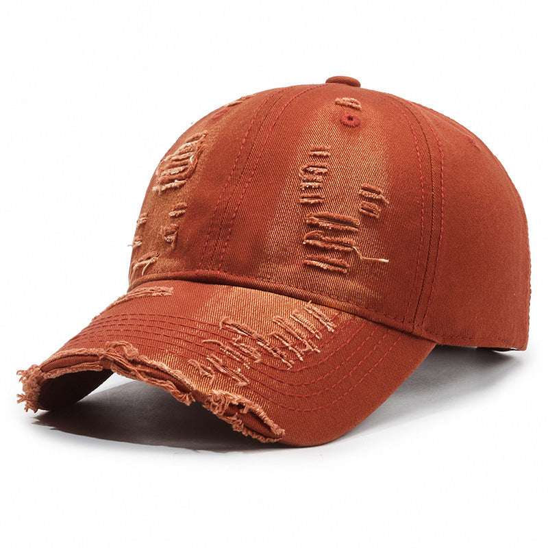 Street Hole Vintage Men’s Baseball Cap – Distressed Cotton Dome Street Hole Vintage Baseball Cap Men Do | Ectron Online