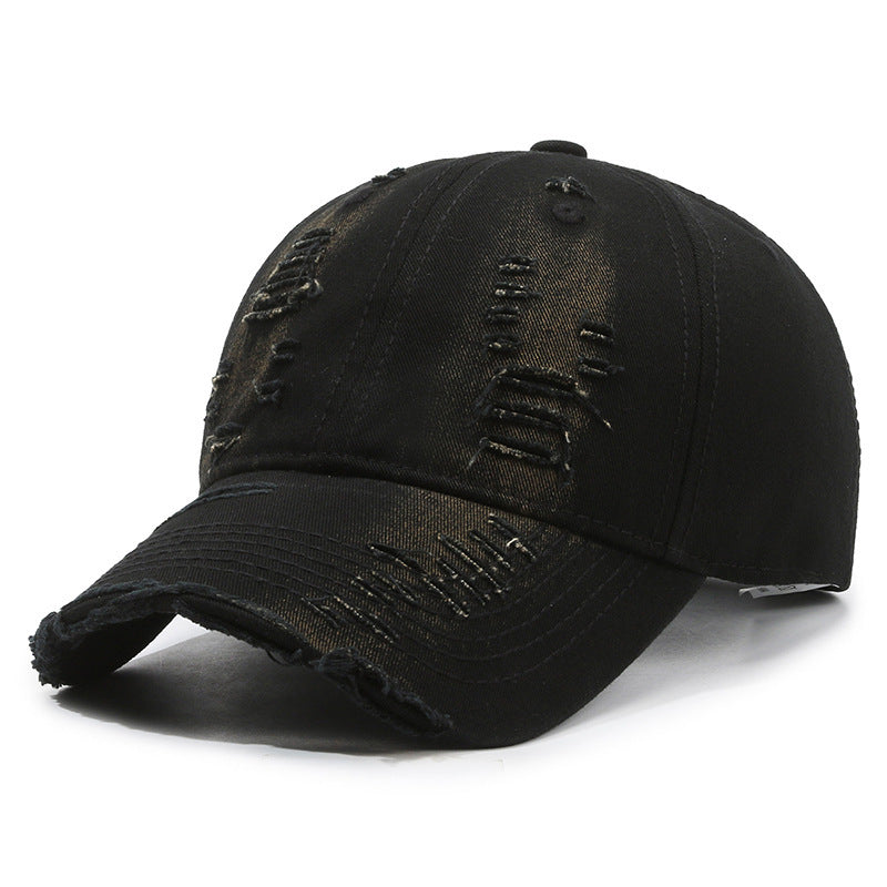 Street Hole Vintage Men’s Baseball Cap – Distressed Cotton Dome Street Hole Vintage Baseball Cap Men Do | Ectron Online