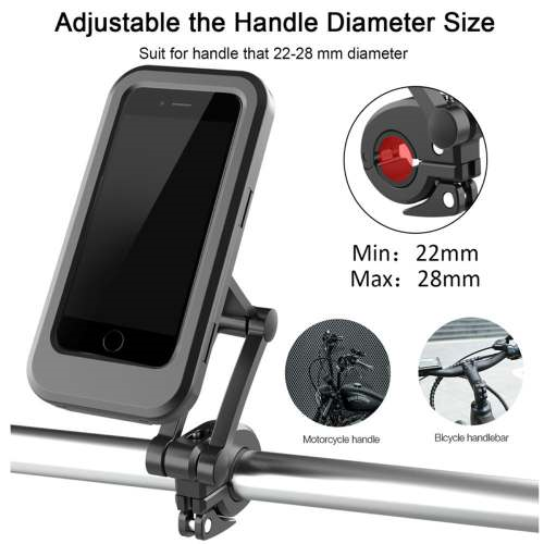 Bicycle Motorcycle Waterproof Mobile Phone Stand Waterproof Mobile Phone Case Folding Mobile Phone Navigation Stand Rainproof Bag