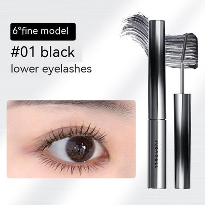Eyelash extension product with an eye close-up showing application