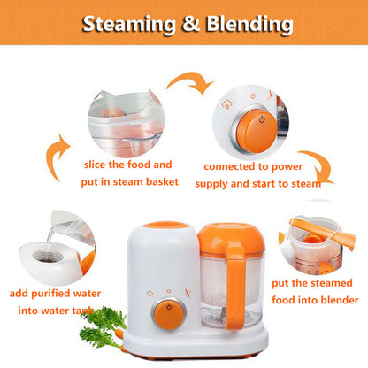Multi-function Baby Food Processor Smart Infant Milk Warm Baby Food Cooking Blenders - Ectron Online